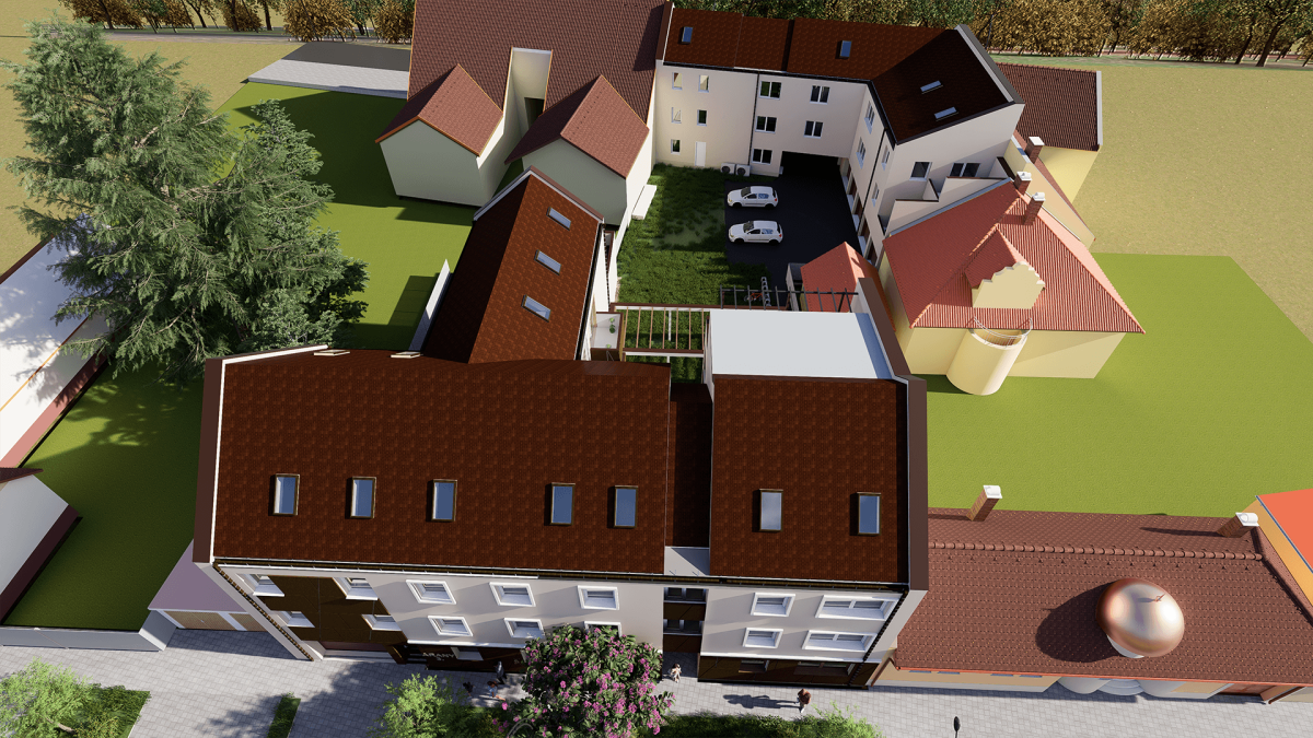 Kálvin Residence látványterv
